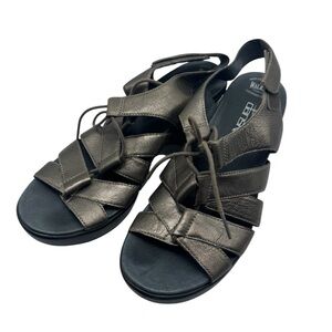 Dansko Women's Janet Metatarsal Pewter Slingback Sandal Clog Size 41